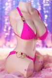 Sigafun Full Silicone Torso SG-T-014 Hannah 55cm E-cup Natural Skin Sex Doll in Pink Bikini