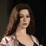 Real Lady Full Silicone Sex Doll 159cm H-cup Silky Cream Skin T1 head