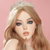 Real Lady Full Silicone Sex Doll 168cm G-cup Natural Skin S46 head