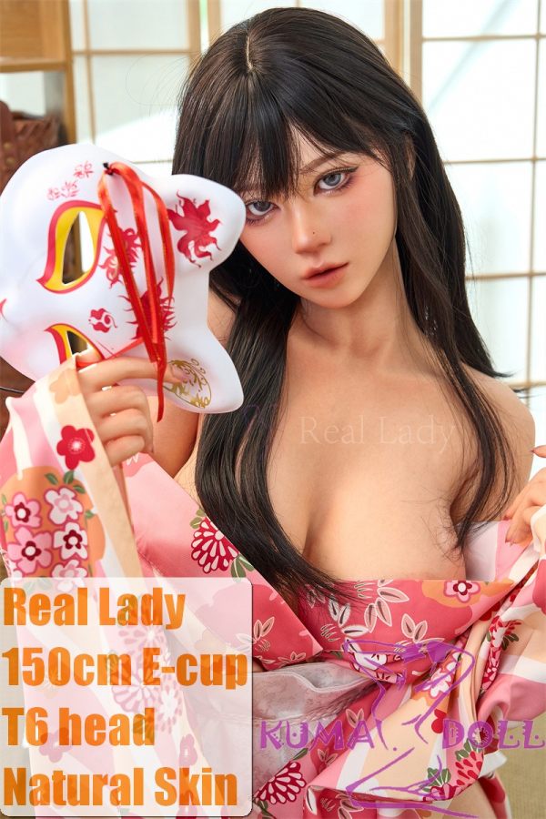 Real Lady Full Silicone Sex Doll 150cm E-cup Natural Skin T6 head