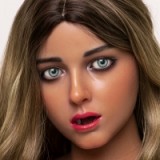 Real Lady Full Silicone Sex Doll 168cm G-cup Natural Skin S46 head
