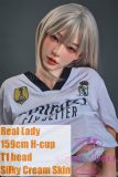 Real Lady 159cm H-Cup Silicone Doll with T1 Head in Baseball Uniform – Blonde Athletic Girl