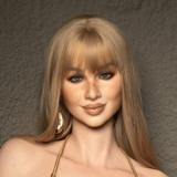 Real Lady Full Silicone Sex Doll 159cm H-cup Silky Cream Skin T1 head