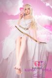 SHEDOLL Lolita type 苏欢夜 (Suhuanye) 168cm E-cup love doll body material customizable in White Greek Style Long Dress – Goddess of Love