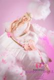 SHEDOLL Lolita type 苏欢夜 (Suhuanye) 168cm E-cup love doll body material customizable in White Greek Style Long Dress – Goddess of Love