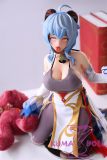 OTAKU Ganyu Head 65cm Small Breast PVC Head+ Silicone Body from Genshin Impact