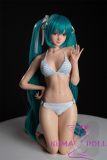 BC Doll 60cm Hatsune Miku head Full Silicone Love doll easy to use easy to hide