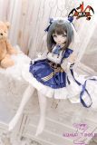 [Discontinued] MOZU DOLL 85cm Neko Soft vinyl head Cosplay Cheshire from Azur Lane with light weight TPE body easy to store and use (body material selectable)
