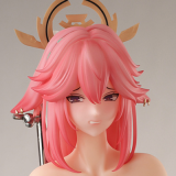 OTAKU Yae Miko Head 65cm Mega Breasts PVC Head+ Silicone Body from Genshin Impact