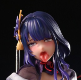 OTAKU Raiden Shogun Head 65cm Mega Breasts PVC Head+ Silicone Body from Genshin Impact