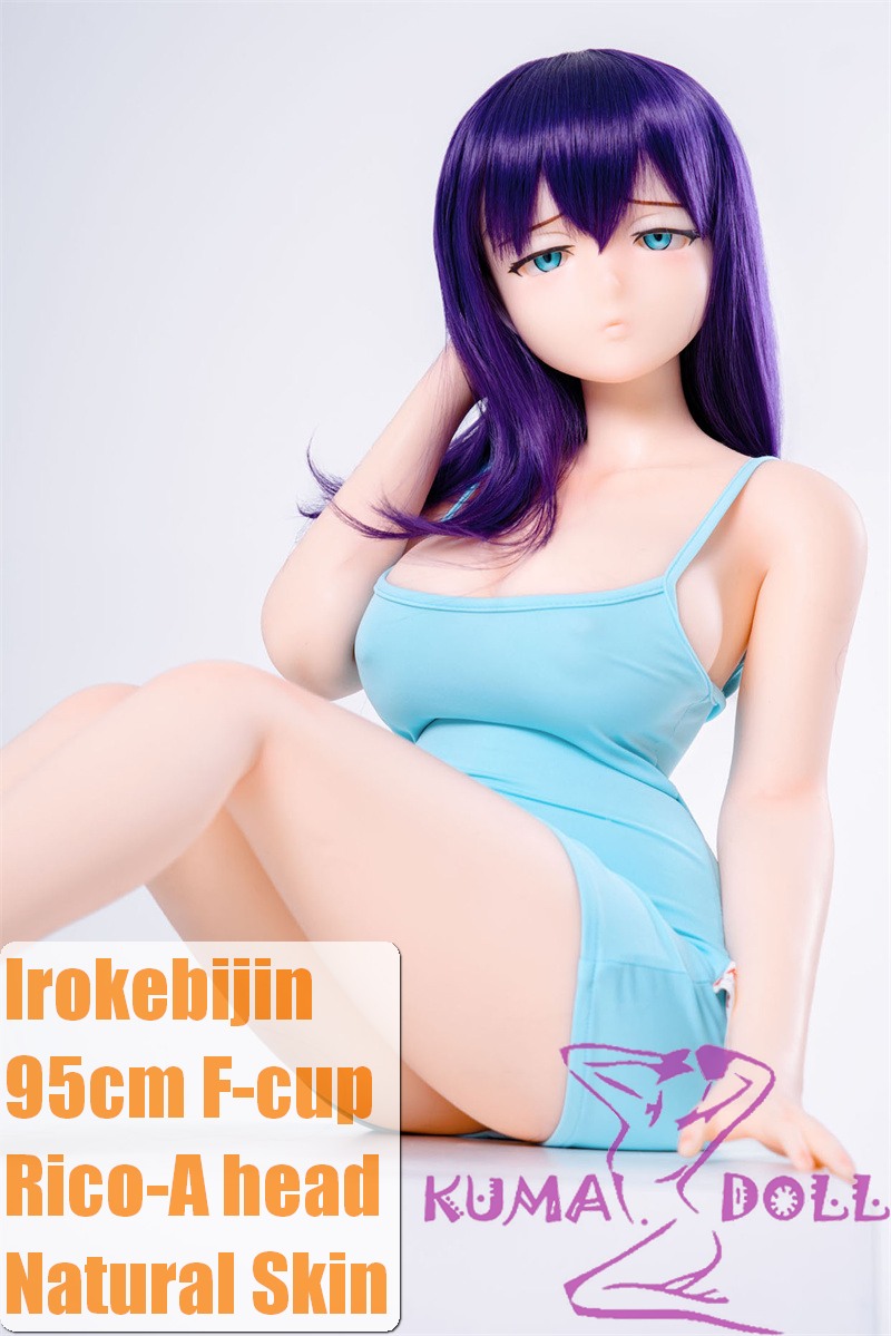 Irokebijin S-TPE Sex Doll 95cm F-cup Rico A Head in Blue Dress