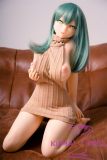 Irokebijin S-TPE Sex Doll 95cm F-cup Akane Head in Blue Dress