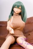 Irokebijin S-TPE Sex Doll 95cm F-cup Akane Head in Blue Dress
