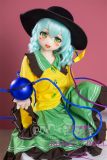 Aotume doll TPE sex doll 135cm 4.4ft B-cup  #122 head Koishi Komeiji Cosplay – Touhou Project