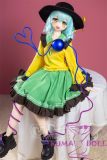 Aotume doll TPE sex doll 135cm 4.4ft B-cup  #122 head Koishi Komeiji Cosplay – Touhou Project