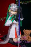 Aotume doll TPE sex doll 135cm 4.4ft AA-cup #123 Cosplay Jeanne d'Arc Lily from FGO
