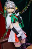 Aotume doll TPE sex doll 135cm 4.4ft AA-cup #123 Cosplay Jeanne d'Arc Lily from FGO