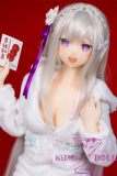 Aotume Doll Full Silicone Sex Doll C-cup 155cm/5ft1 with #125 Head Cosplay Emilia  – Re:Zero