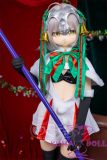 Aotume doll TPE sex doll 135cm 4.4ft AA-cup #123 Cosplay Jeanne d'Arc Lily from FGO