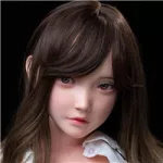 FUDOLL Sex Doll 157cm/5ft2 F-cup #J032 head High-grade silicone head + TPE material body Height and other options in Blue Top