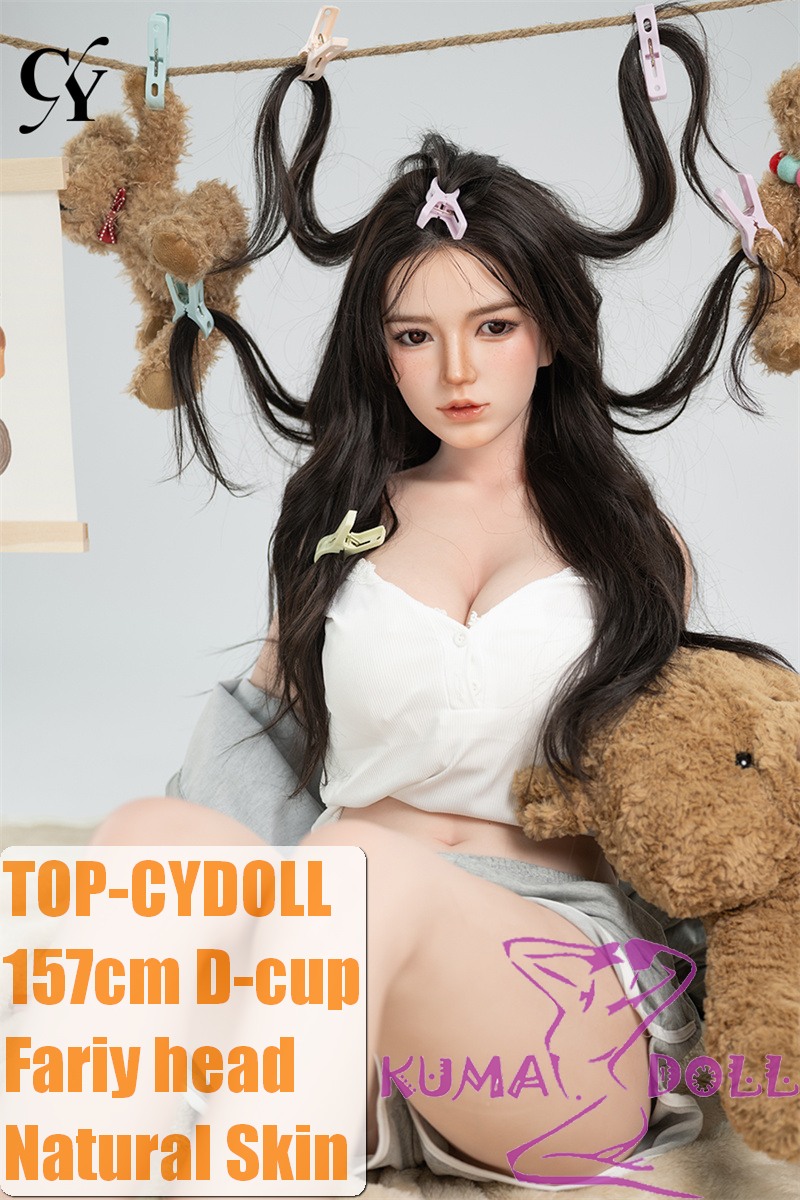 TOP-CYDOLL 157cm D-Cup Fairy Head Full Silicone Doll Asian Beauty