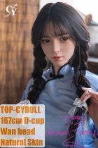 TOP-CYDOLL 167cm D-Cup Wan Head Full Silicone Doll in Student Uniform
