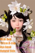 MLW Doll Full Silicone Sex Doll 127cm AA-cup Aya head Flower Fairy Doll