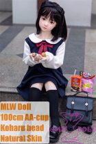 MLW Loli type love doll 100cm/3ft3 bust flat Koharu head TPE material body Head material selectable Makeup selectable Cute Student