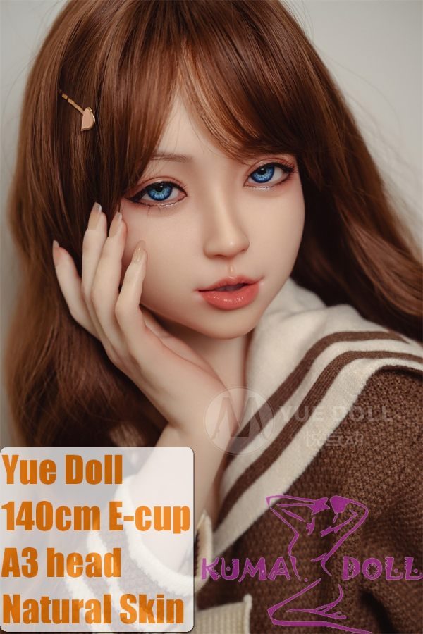 YUEdoll 140cm E-cup A3 Head Silicone Sex Doll AIO Seamless Body Selectable Brown School Uniform