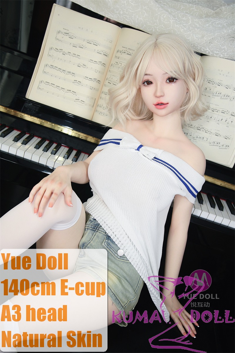 YUEdoll 140cm E-cup A3 Head Silicone Sex Doll AIO Seamless Body Selectable Playing Piano