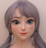 YUEdoll 140cm E-cup A3 Head Silicone Sex Doll AIO Seamless Body Selectable Black & White Striped Socks