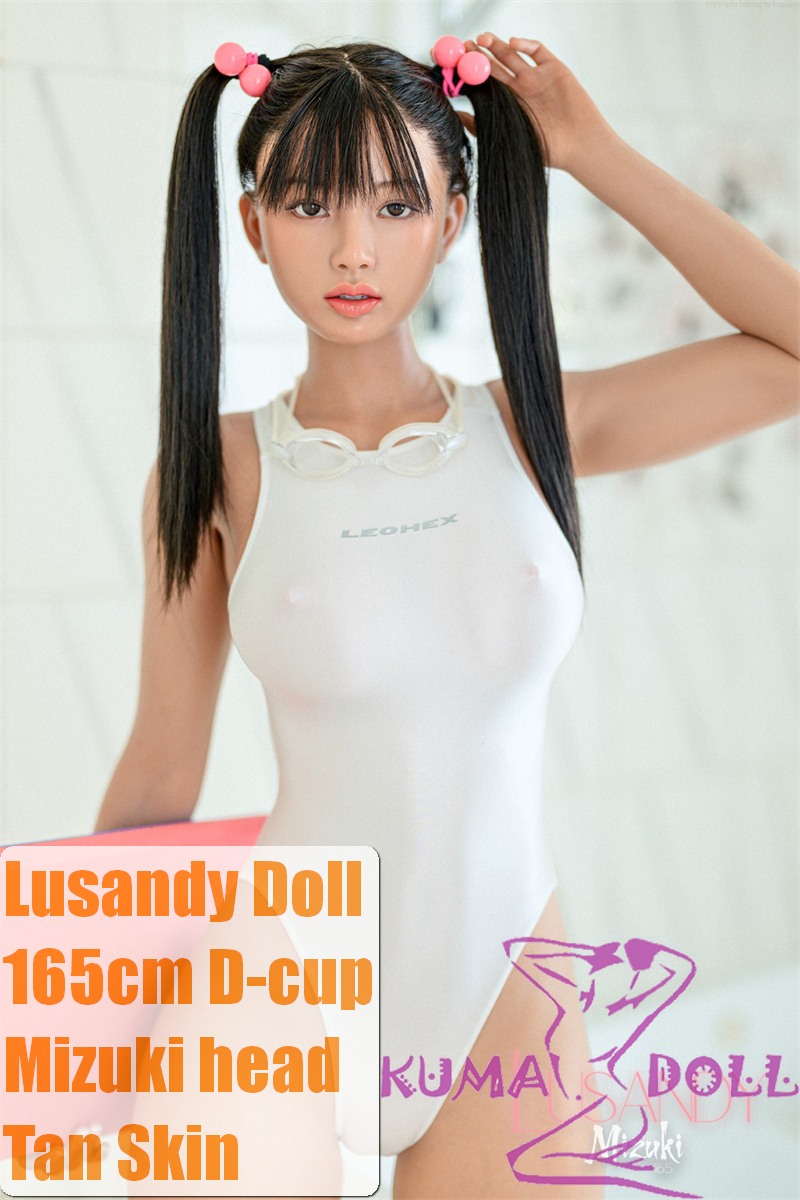 Lusandy Doll Full Silicone Mizuki Head 165cm D-cup Sex Doll with Body Make-up