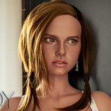 Lusandy Doll Full Silicone Maya Head 165cm D-cup Sex Doll with Body Make-up in Black Lingerie