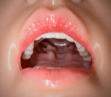 Lusandy Doll Full Silicone Belle Head 165cm D-cup Sex Doll with Body Make-up in Blue Lingerie