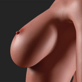 Lusandy Doll Full Silicone Maya Head 165cm D-cup Sex Doll with Body Make-up in Black Lingerie