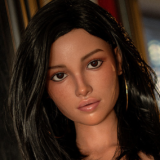 Lusandy Doll Full Silicone Belle Head 165cm D-cup Sex Doll with Body Make-up Christmas Special