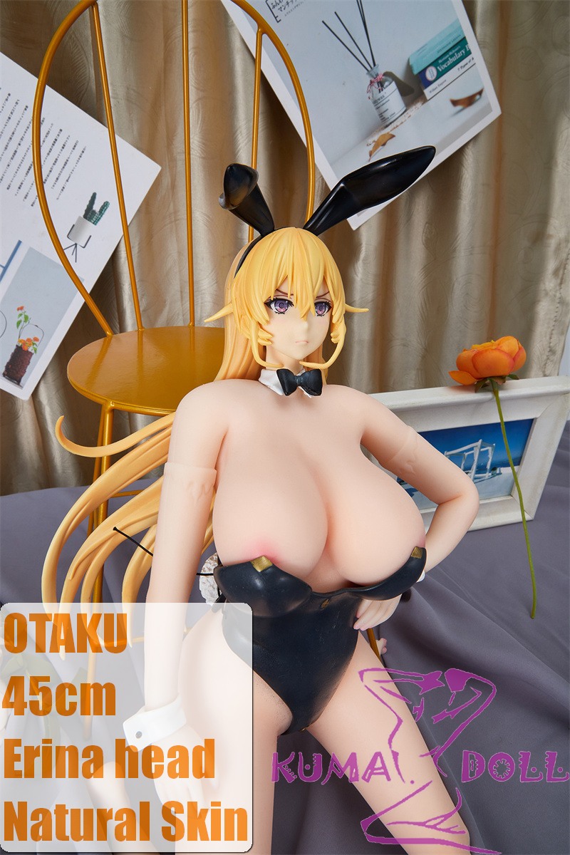 OTAKU Erina Nakiri Head Bunny Girl 45cm Mega Breasts PVC Head+ Silicone Body from Food Wars!