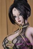 Mini doll sexable 60cm/2ft big breast silicone Spider Spirit head Blonde Hair Inspired by Black Myth: Wukong