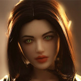 Climax Doll CLM  Full Silicone Mini Sex Doll Si60 XXL Hedy Head (Black)