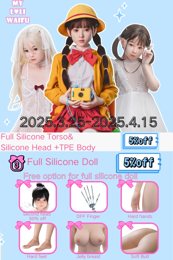 My Loli Waifu [2025.3.25-4.15 Half-Price Second Head | Free Upgrades] Full Silicone Sex Doll Customizable Head & Body