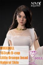 MMXDOLL 163cm D-cup Little Orange Head Full Silicone Sex Doll Craftman Makeup2