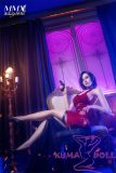 MMXDOLL 163cm D-cup Mengqi Head Full Silicone Sex Doll Realistic Makeup COSPLAY Ada Wong
