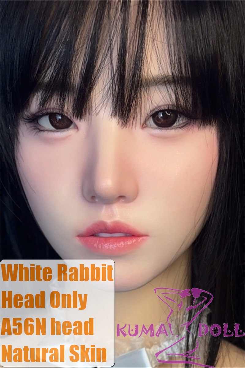 White Rabbit Head Only A56N Soft Silicone Head M16 bolt Craftsman Make-up