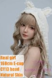 Real Girl Doll 168cm/5ft5 D-Cup Sex Doll Silicone head C13