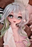 Elsa Babe 125cm A  赤坂香织 Akasaka kaori AHR015 Head Full Silicone Life Size Anime Sex Doll
