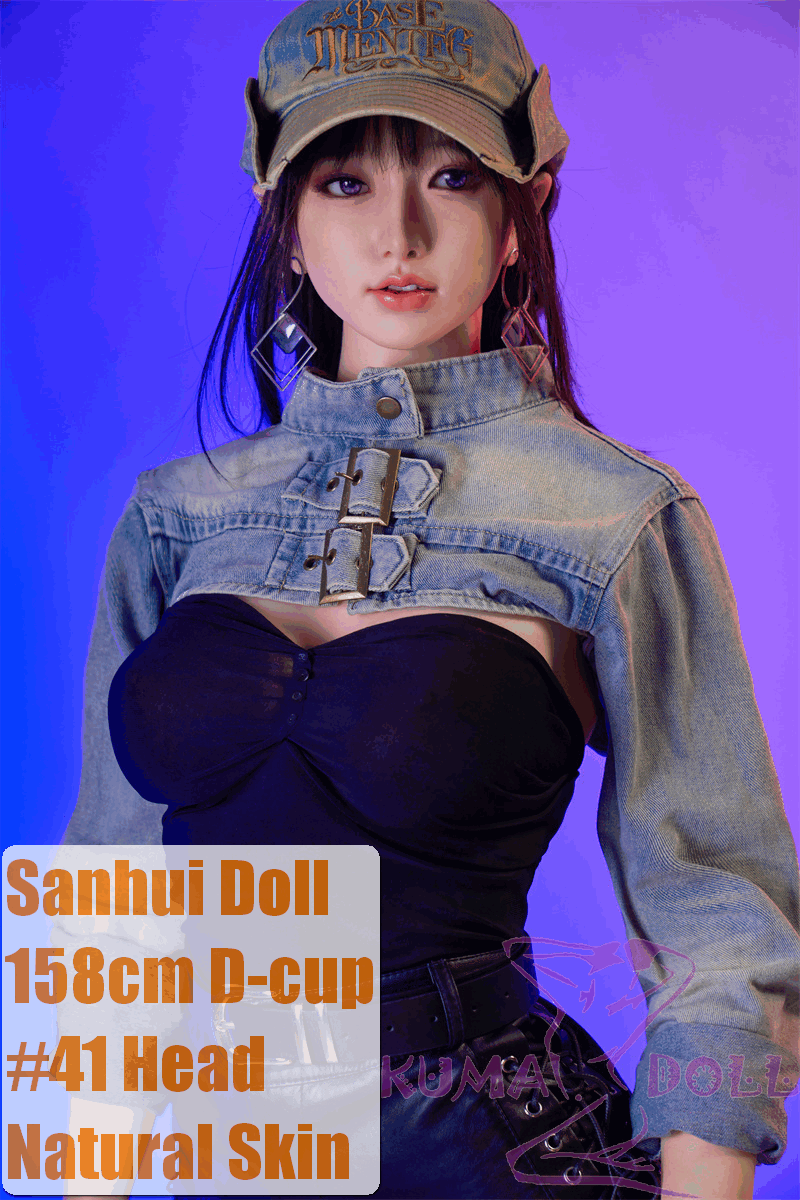 Sanhui Doll New158cm/5ft2 D-cup Body Silicone Sex Doll with Head #41