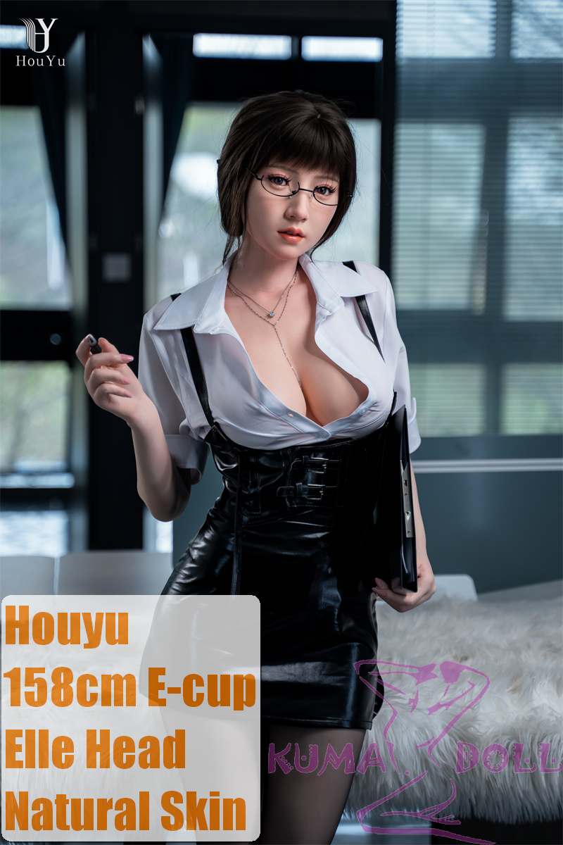 Houyu 158cm Elle Houyu & RZRDOLL collaboration product life-size full silicone love doll in Teacher Uniform