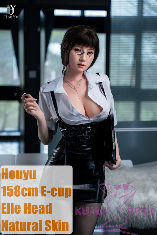 Houyu 158cm Elle Houyu & RZRDOLL collaboration product life-size full silicone love doll in Teacher Uniform