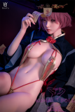 Houyu 158cm Eva Houyu & RZRDOLL collaboration product life-size full silicone love doll in Chinese Zombie Costume