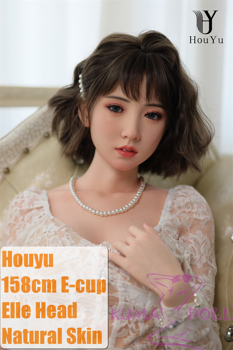 Houyu 158cm Elle Houyu & RZRDOLL collaboration product life-size full silicone love doll in White Lace Dress